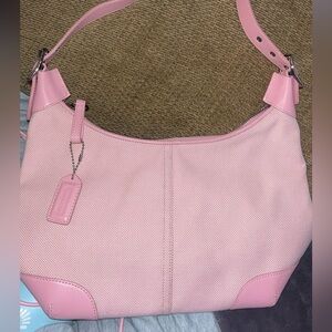 2000s Coach Blush Pink Shoulder Bag